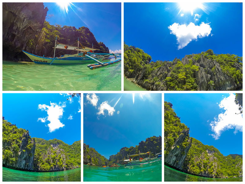 El Nido's small lagoon