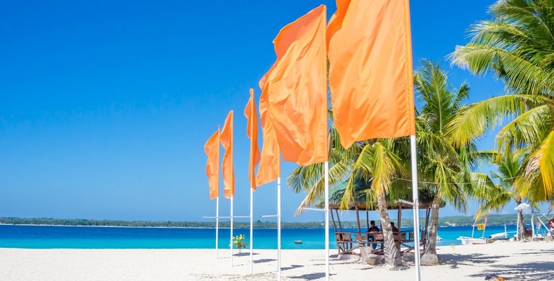 White sand beach in Virgin Island Cebu