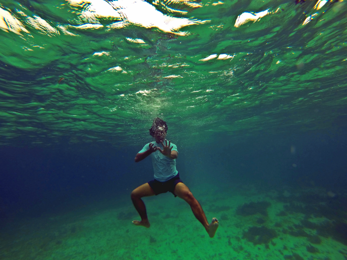 Praying under the sea