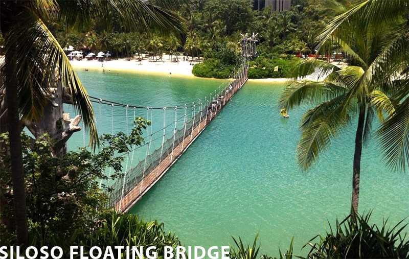Siloso floating bridge